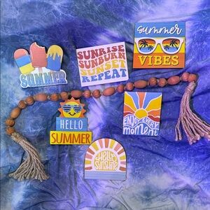 Summer Themed Wall Decor Set